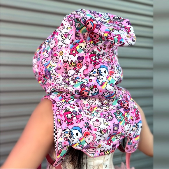 Toki Doki Kawaii Kitty DefenzMechanizm Designs Protective Festival Hood - Picture 8 of 10